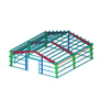 Prefab Steel Structure Warehouse for Outdoor Commercial Agricultural Buildings Easy Build Modern Design for Workshop Apartments