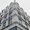 2025 the First Contours of the Facade of the New Steel Building Corner on the Leidseplein in Amsterdam Are Becoming Visible