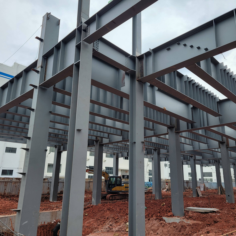 China High Quality Prefabricated Building Heavy Steel Structure Construction Warehouse Prefab Metal Frame Workshop