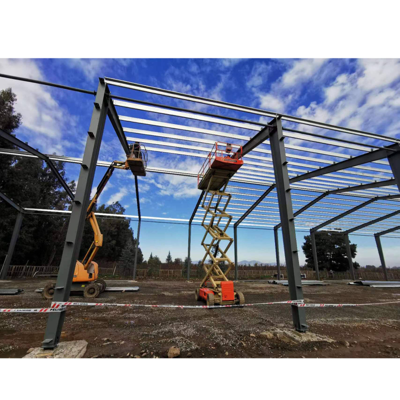 Good Quality Prefab Warehouse Factory Building Low-Costs Prefabricated Steel Structure Workshop in Chile