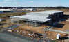 2025 Massive Size of This Combined Office and Warehouse Project 77mx22.5mx6.75m 1700 Sqm Features a 4m X 25m Cantilever Canopy
