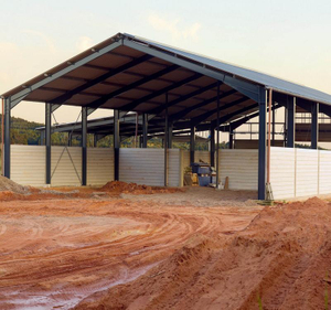 Industrial Cheap Prefabricated Metal Steel Structures Workshop Buildings Warehouse Structural Steel Fabrication Metal Shed