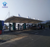 Modern Design Prefabricated Steel Structure School /Hotel /Hospital /Station/Warehouse Canopy Metal Truss of Gas Station
