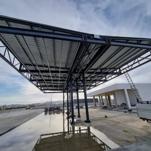 2025 Steel Structure Office Building Roof Top Awning Carport Rain Shelter