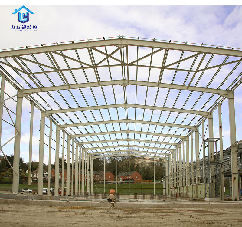 Steel Frame Construction Big-Span Workshop Prefabricated Warehouse Metal Building Steel Structure Shed Workshop Storage