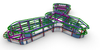 Steel Structure Building for Service Center Structural Steel