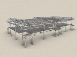 Two-Story Steel Villa Project in Texas