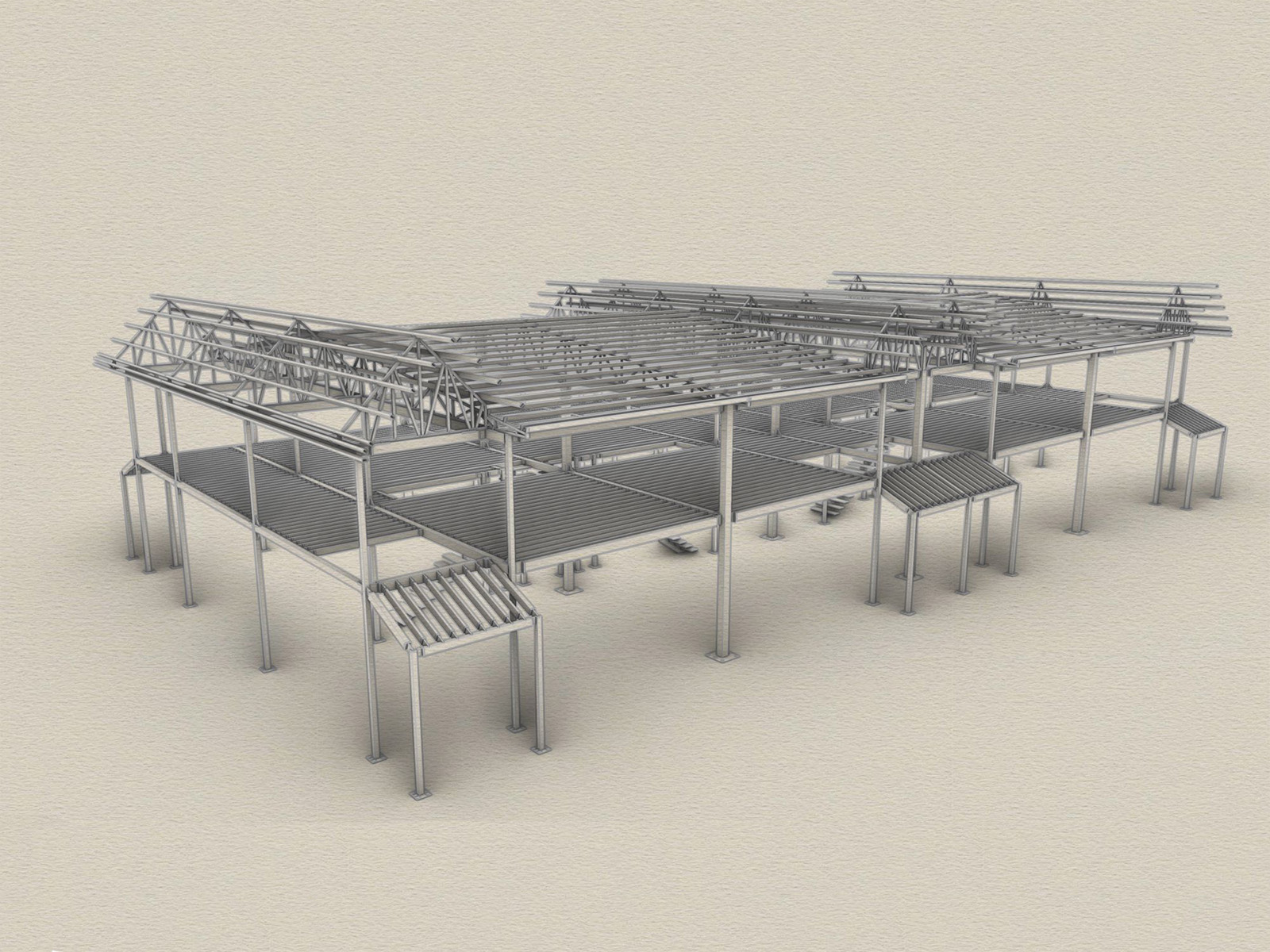 Two-Story Steel Villa Project in Texas