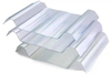 2024 FRP/PVC Material Transparent Roofing Sheet UV Protected Corrugated Skylight for Warehouse Lighting