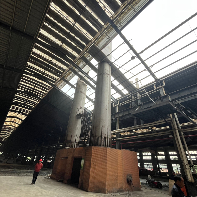 2024 Customized Sizes Metal Roof Remodel Steel Structure Roof Fixed to the Facility