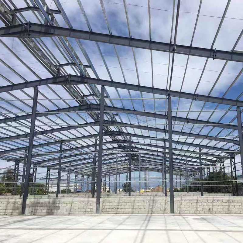 China Design Cheap Steel Structure Warehouse Prefabricated Metal Frame Workshop Building Construction in Philippine