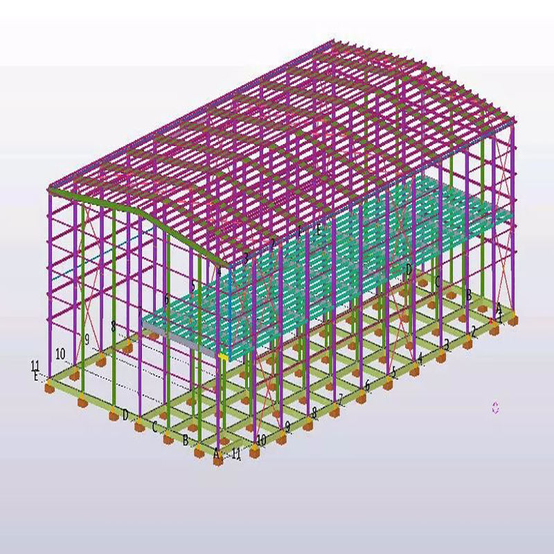 2024 Swift Design Prefabricated Material Save Man Power Metal Framing Structure