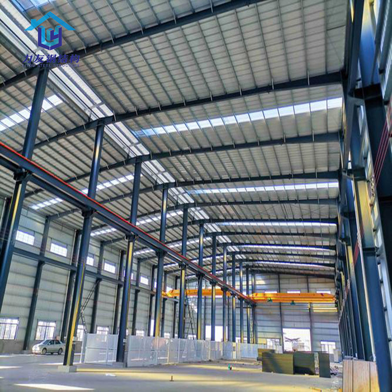 2025 Wide Span Steel Structure Cheap Workshop Prefab Building Factory Building Warehouse With Steel Platform