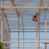 2024 Prefabricated Modular Industrial Style Metal Structure Fabrication Structural Greenhouse Shed/Multifunctional Garage