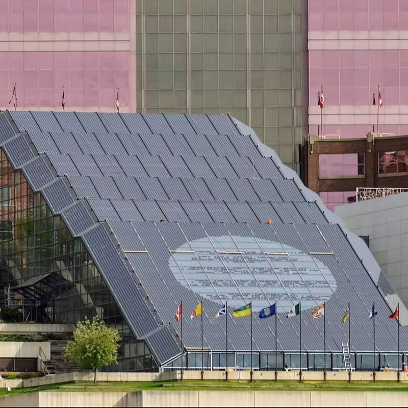 2025 Replaced the Roof of Iconic River Valley Atrium New Roof Features Canada Largest Building-integrated Photovoltaic System