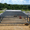 2025 New Factory Expansion Construction Update a 12000 square Foot Building with a Single Slope Roof Made of 52.16 Tons of Steel