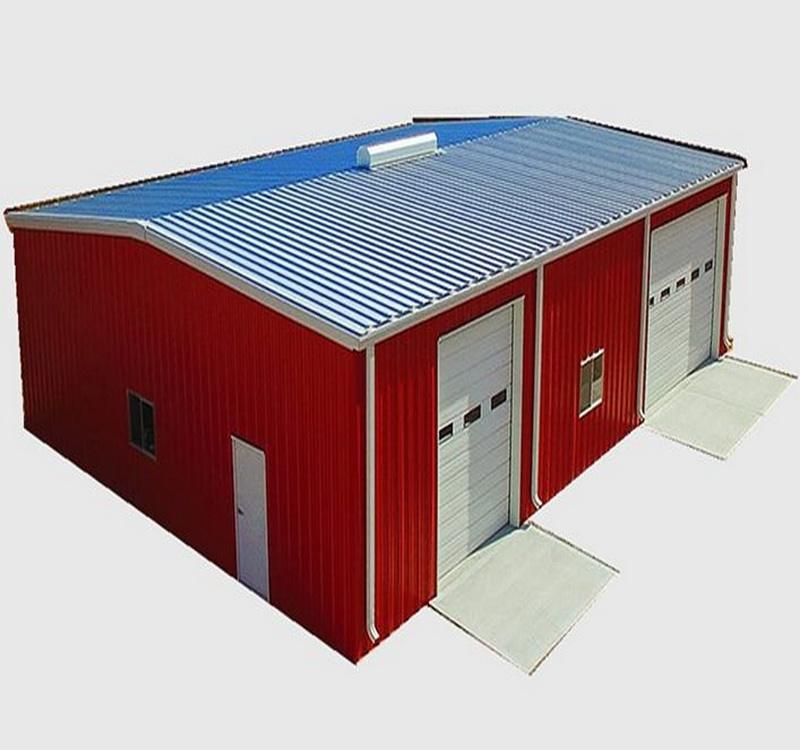 2024 Modern Design Prefabricated Steel Hangar Shopping Mall Warehouse Workshop Building Kit Prefab Metal Frame Garage Carport