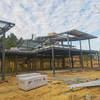 Two-Story Steel Structure Tourist Center Metal Frame Building Construction