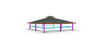 2024 Steel Frame Structure Building Indoor Boxing Gym/Competition Hall With Four-Slope Roof in Philippines