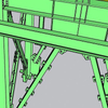 2024 Q355b With Crane Beam for Lifting and Moving Steel Framing Factory/Warehouse
