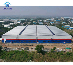 New Prefab Factory Customized Engineer Designed Insulated Sandwich Panels Steel Structure Prefab Modular Warehouse for Sale
