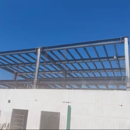 2025 Progress On The Assembly Of The Metal Structure For The Escarcega Station Section 1 Of The Maya Train