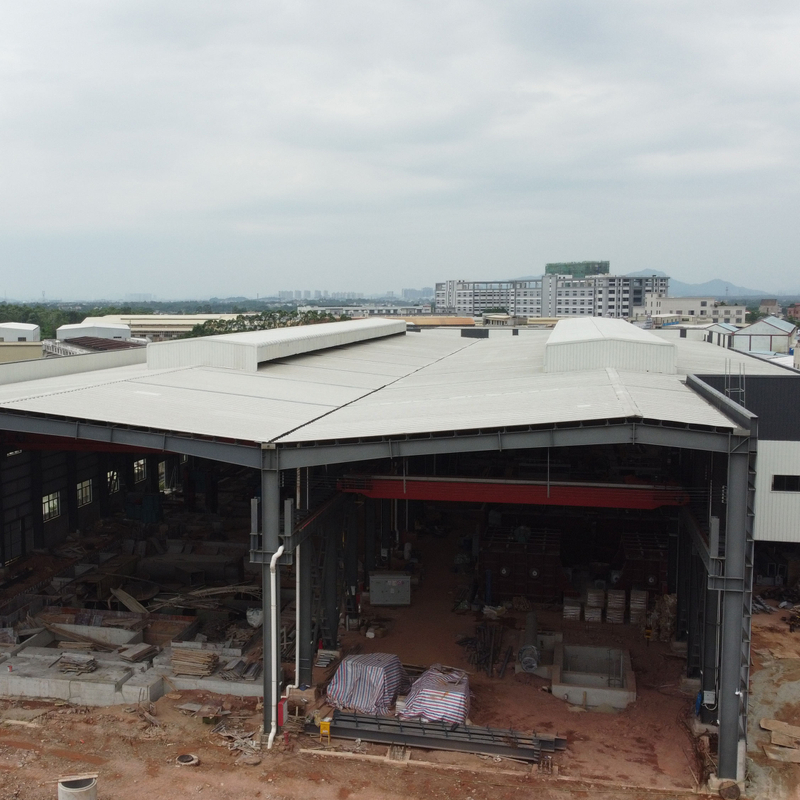 Welded H Section Steel Structure Workshop Industrial Building Customized Metal Prefabricated Warehouse