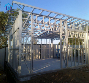 Fabrication Steel Frame Building Metal Galvanized Shed Steel Structure Residential Workshop Warehouse Building