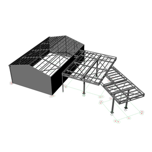 multi storey steel structure industrial warehouse