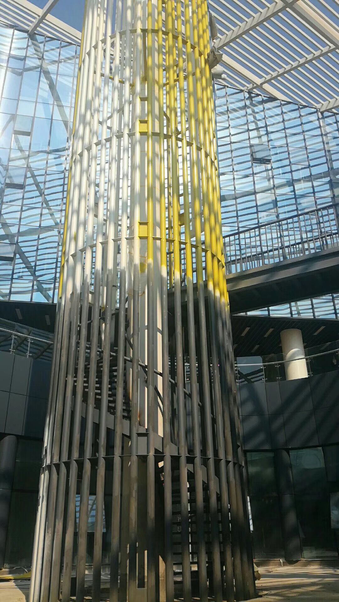 Steel Spiral Staircase