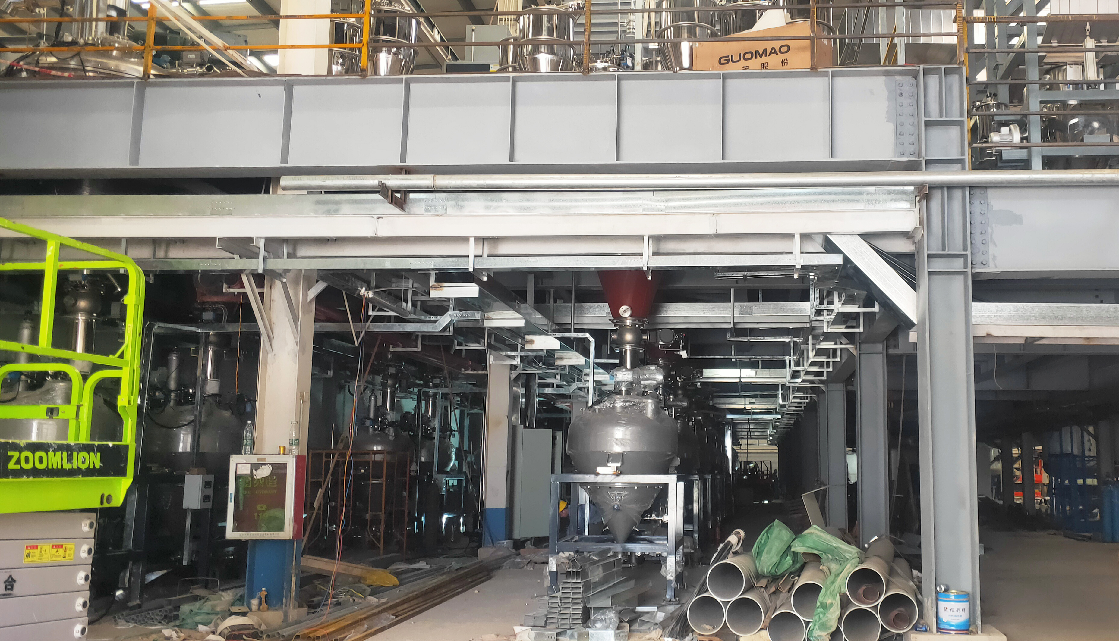 steel structure workshop equipment platform (8)