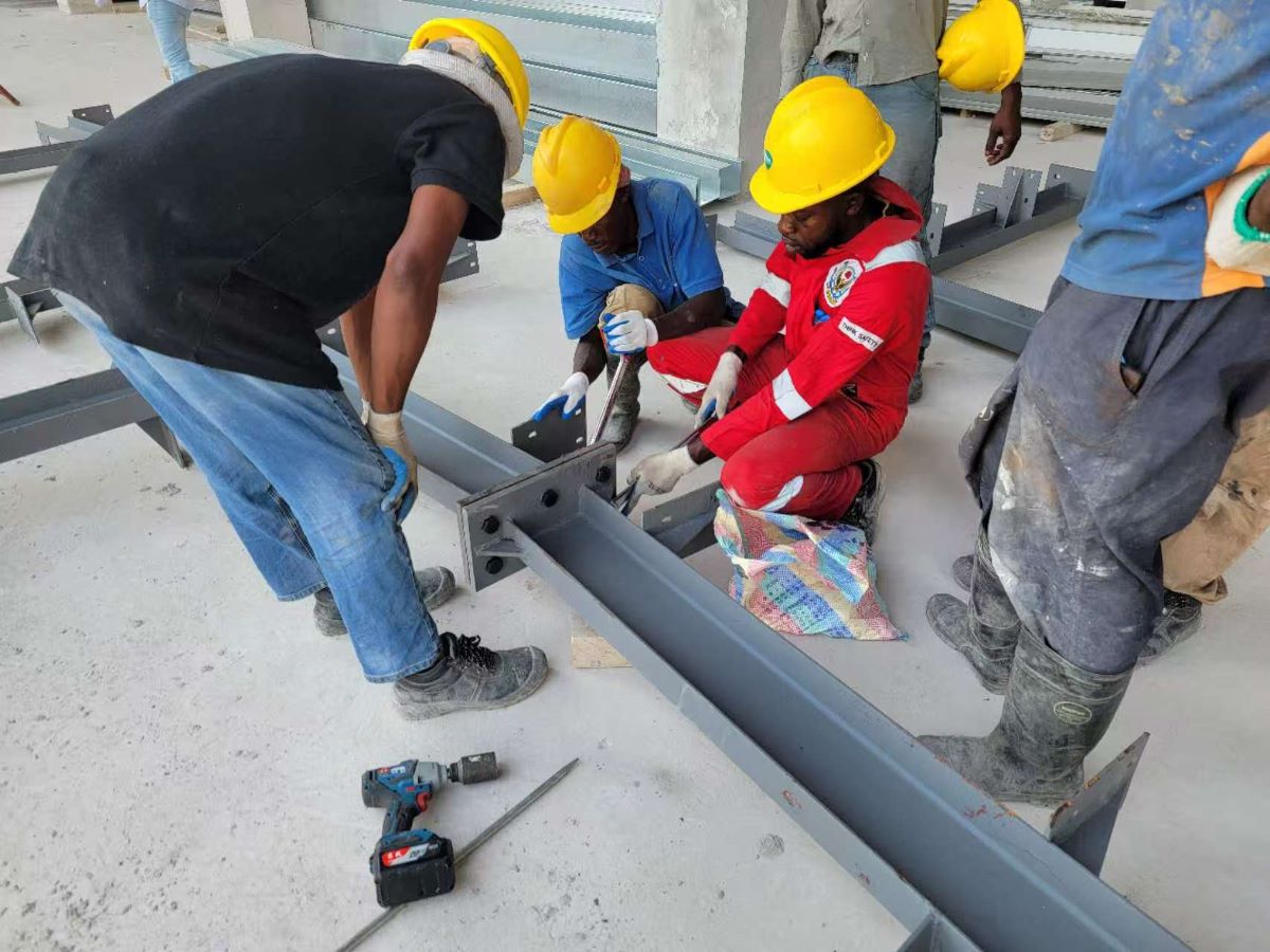 Steel Frame Installation (5)